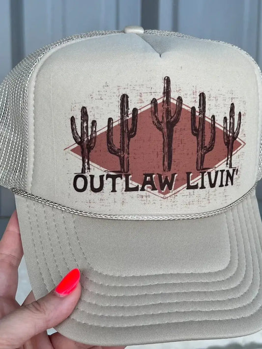 Outlaw livin trucker hat